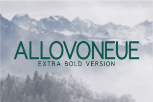 Allovoneue Extra Bold: A Font for Creative Makers