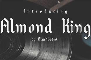 Almond King: A Bold Font for Creative Projects