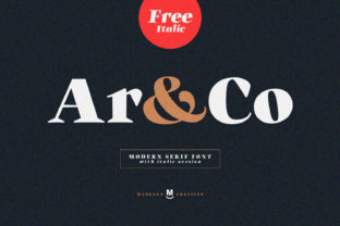 Ar and Co: A Serif Font for Real Projects