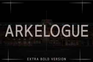 Arkelogue Extra Bold: A Bold Font for Digital Marketing