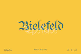 Bielefeld: A Bold Blackletter Font for Medieval Branding