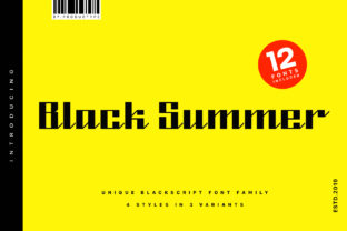 Black Summer Family: Bold Typography for Web Design