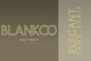 Blankco Outline Bold Font Review