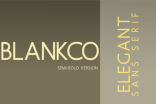 Blankco Semi-Bold: A Font for Polished Branding