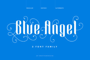 Blue Angel: A Bold Blackletter Font