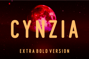 Cynzia Extra Bold Font for Business
