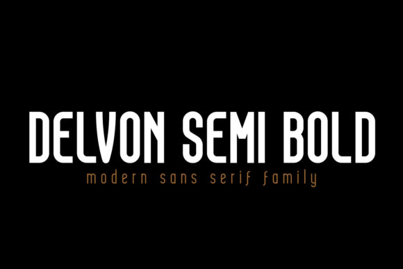 Delvon Semi Bold: A Font for Business Brilliance