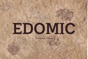 Edomic: A Bold Serif for Web Design