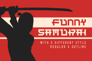 Funny Samurai Font for Business