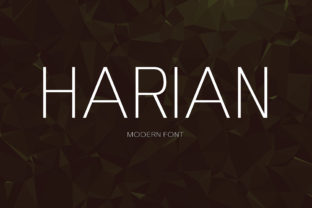 Harian: A Cool Sans Serif for Branding