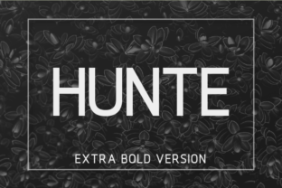 Hunte Extra Bold: A Font for Elegant Design