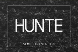 Hunte Semi-Bold: A Clean, Modern Font for Branding