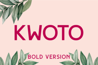 Kwoto Bold: A Bold Font for Creative Projects