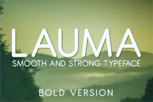 Lauma Bold: A Friendly, Strong Sans Serif