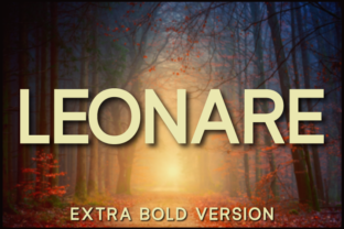 Leonare Extra Bold Font