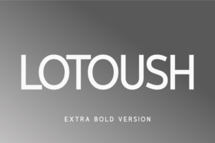 Lotoush Extra Bold Font