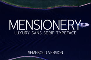 Mensionery Semi-Bold: A Font for Polished Branding