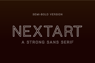 Nextart Outline Semi-Bold Font Review