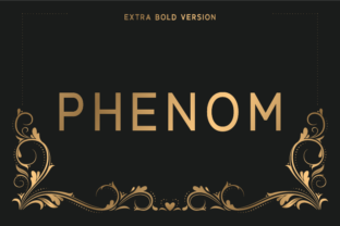 Phenom Extra Bold Font for Business