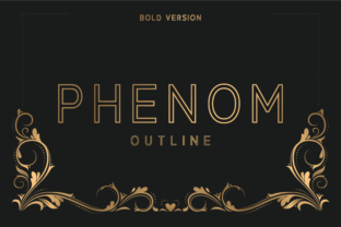 Phenom Outline Bold Font