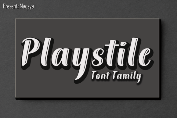 Playstile: A Bold Font for Business Branding