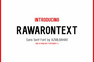 Rawarontext: A Bold Sans Serif for Editorial Design