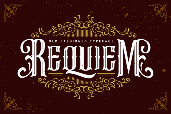 Requiem: Bold Blackletter Font