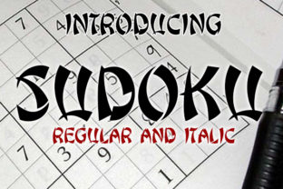 Sudoku: A Bold Font for Digital Marketing