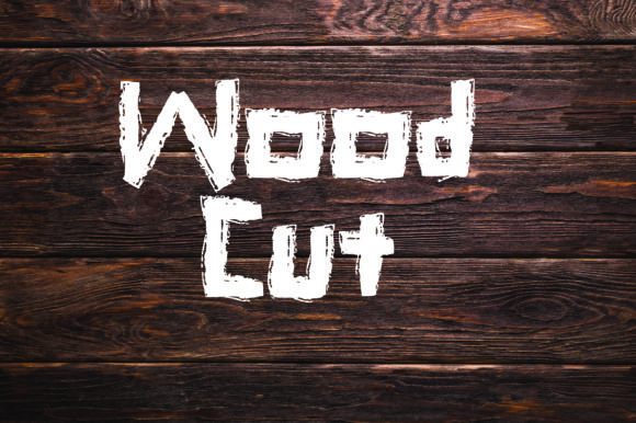Wood Cut Font for Bold Branding